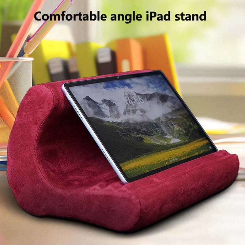 Çok Açılı Sünger Yastık Tablet Tutucu iPad İçin Samsung Tab İçin Xiaomi Huawei Okuma Tableti Telefon Yastığı Stand Braketi