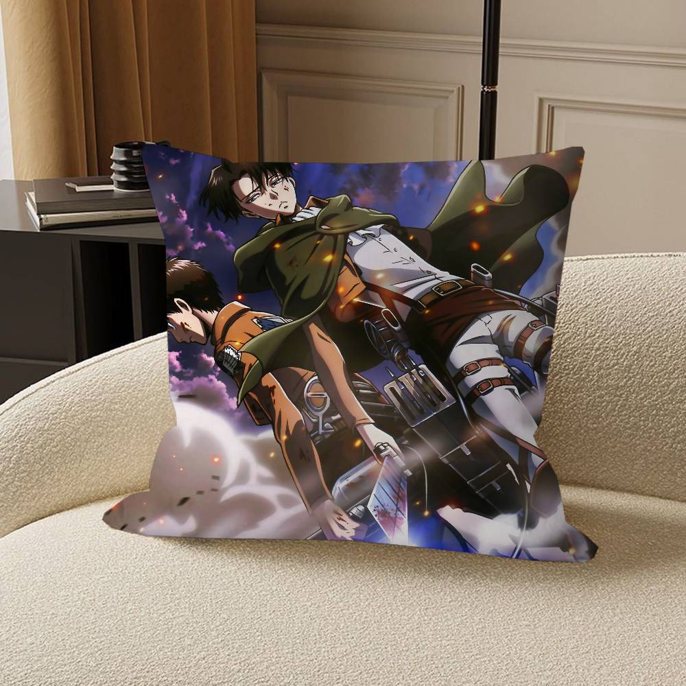 Anime A-attack On Titan Stitch Lucky Dragon Pillow Cover Sofa Cushion Cover Home Room Decoration Children Gift