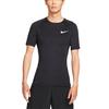 Nike Pro Solid Schnelltrocknendes Trainings-T-Shirt Herren Oberteile Schwarz DN4311-010