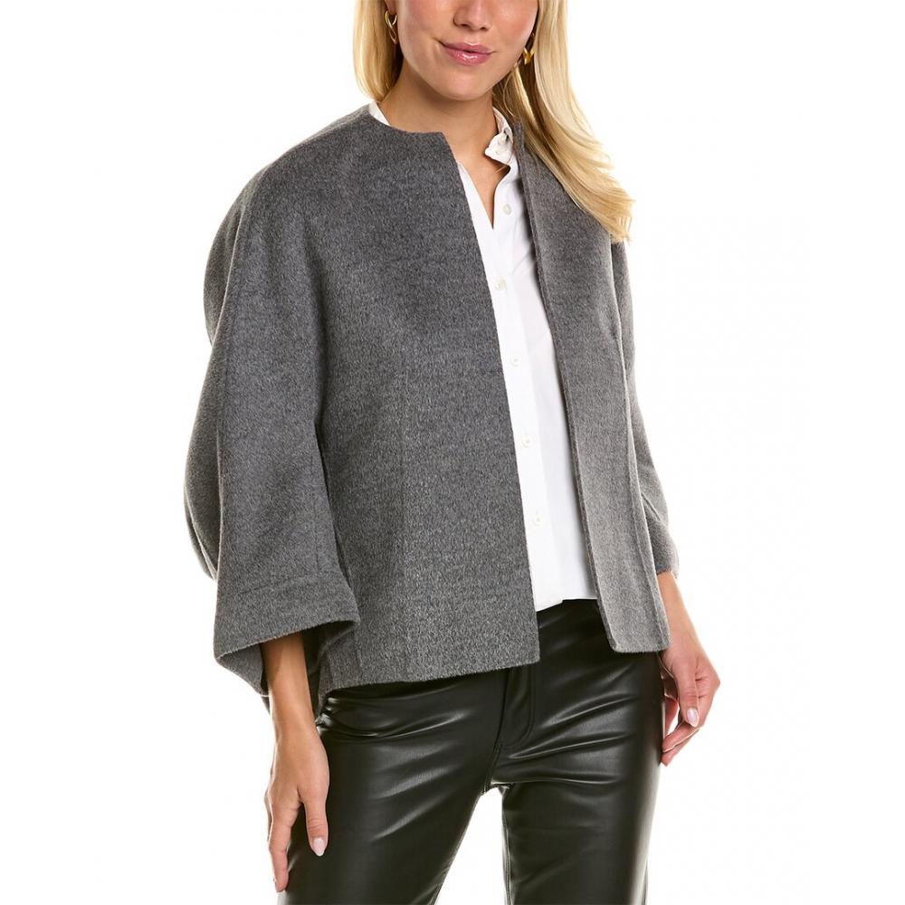 

Michael Kors Melton Dolman Cookie Шерстяной топ из смеси ангоры серый