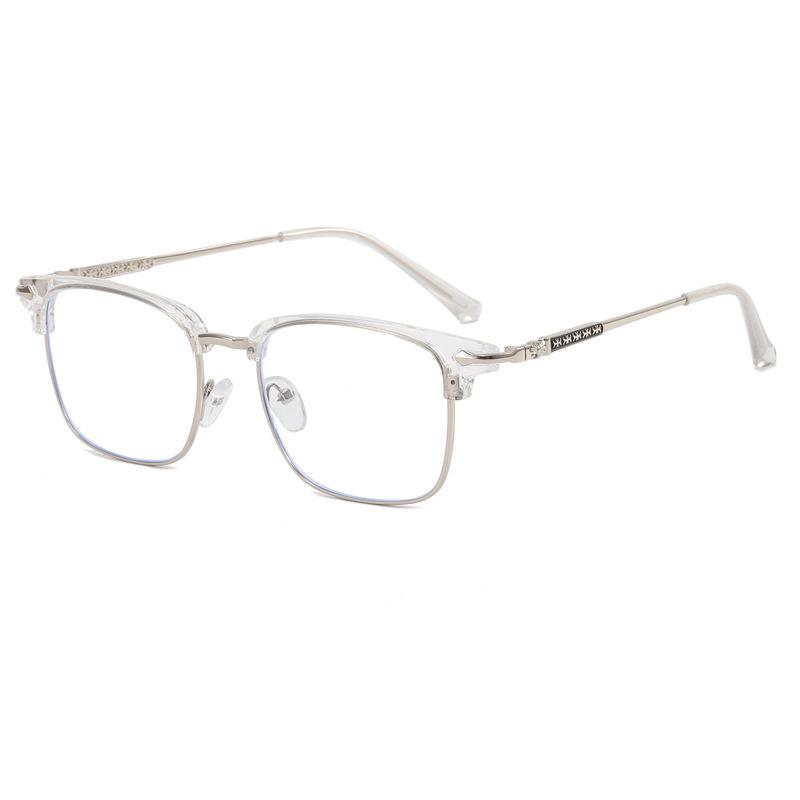 Japanese & Korean Retro Prescription Eyeglass Frames for Men & Women - Trendy Literary Style with Plain or Custom Lenses