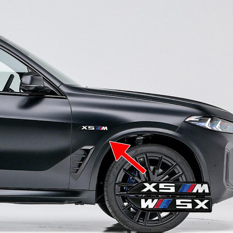 Car 3D Emblem Stickers Trunk Decorative Stickers For BMW X4 X5 X3 X6 F30 F10 E90 F20 E83 F25 G01 F26 G02 E70 F15 G05 E71 F16 G06