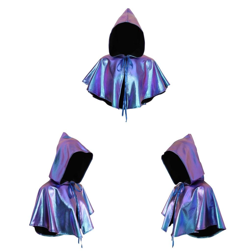 Gothic Vampire Cloak With Polyester Material For Cosplay And Fantasy Role Play