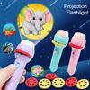 Projection Flashlight, Kids' Educational Light-Up Toy With Slides , Slide Lamp Night Light Toy With Images For Kids Boys Girls