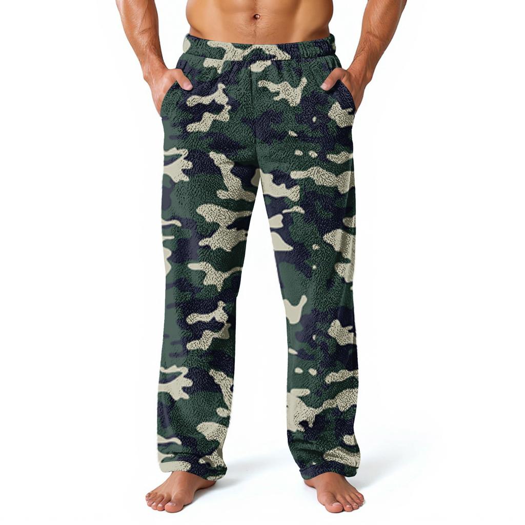 Pantalones de Casa Estampados por Todas Partes para Hombre Pantalones de Pijama para Dormir Pantalones Largos Pantalones de Pijama
