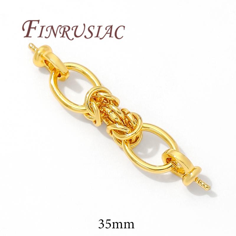 18K Gold Plated Necklace Connector For Jewelry,DIY Bracelets Accessories Jewelry Connectors,Jewelry Making Supplies 1 pcs