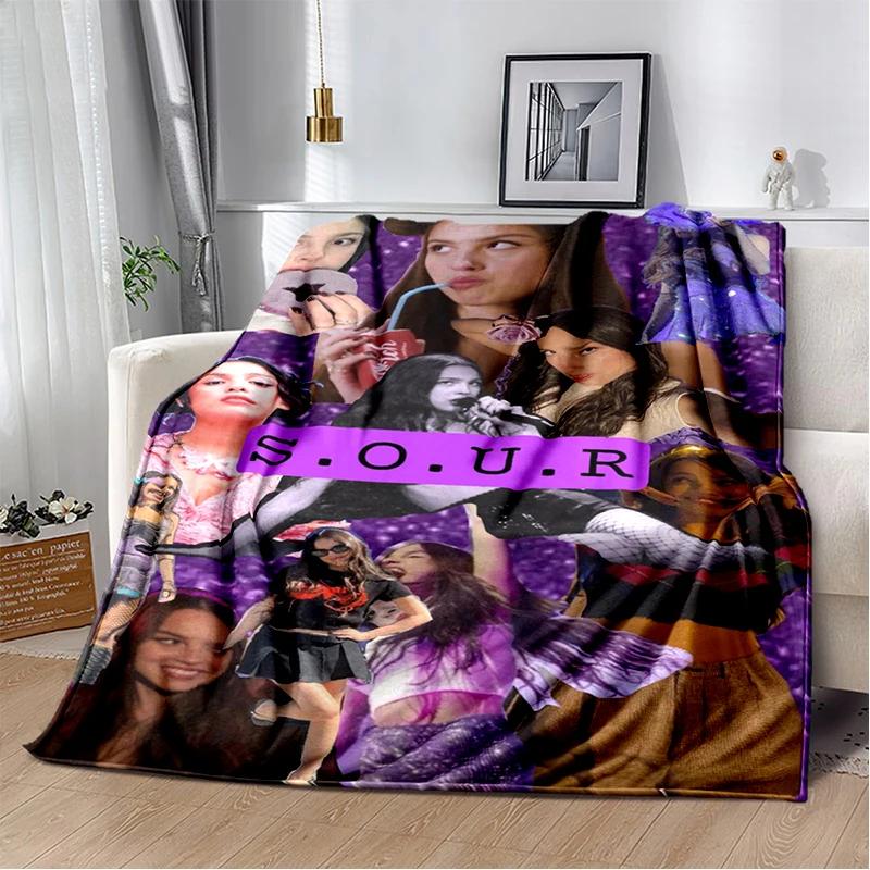OR Olivia Rodrigo SOUR GUTS 3D Singer Soft Flannel Blanket for Beds Bedroom Sofa,Throw Blanket for Cover Gift Office Picnic