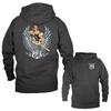 Historic Route 66 Wings Pinup Girl PulloverHoodie