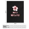 Maui Hawaii Hibiscus Flower Sweatshirt Throw Blanket Soft Warm Blanket Gift for Grandparents