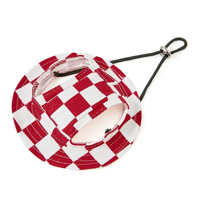 Pet Dog Cat Cap Breathable Summer Sunhat Cotton Fisherman Hat For Small Medium Large Dogs Cats Caps Pet Products