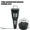 Tables Fly Repellent Fan with Holographic Blades Light USB Rechargeable Indoor Outdoor Picnic BBQ Kitchen Restaurant Table Top Fly Deterrent