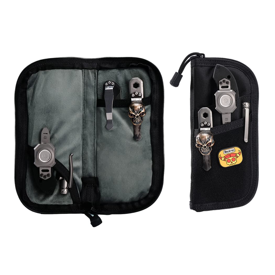 

VIPERADE VE7 Tool Pocket Organizer for Small EDC Pouch with 4 Utility EDC Organizer Pouch with DIY Patch Perfect Protective Bag for EDC Gear Pouch, чорний