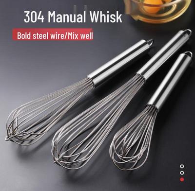Manual 304 Stainless Steel Whisk