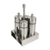 Set of 4 with Base Stand Seasoning Bottle Set Oil Vinegar Dispensers  Countertop Organization
