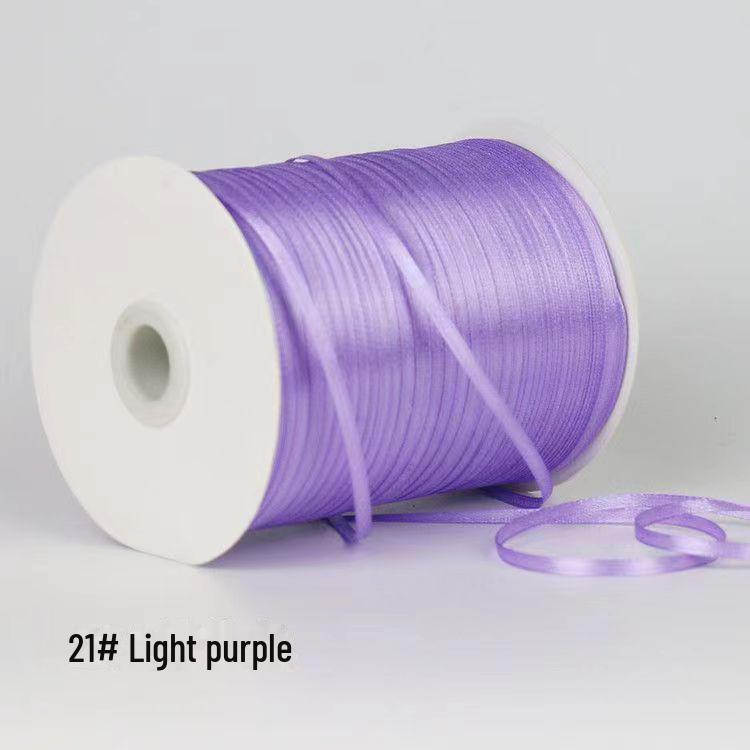0.3cm Satin Ribbon for Bookmarks, Hair & Balloon Accessories, and Gift Packaging Bow.