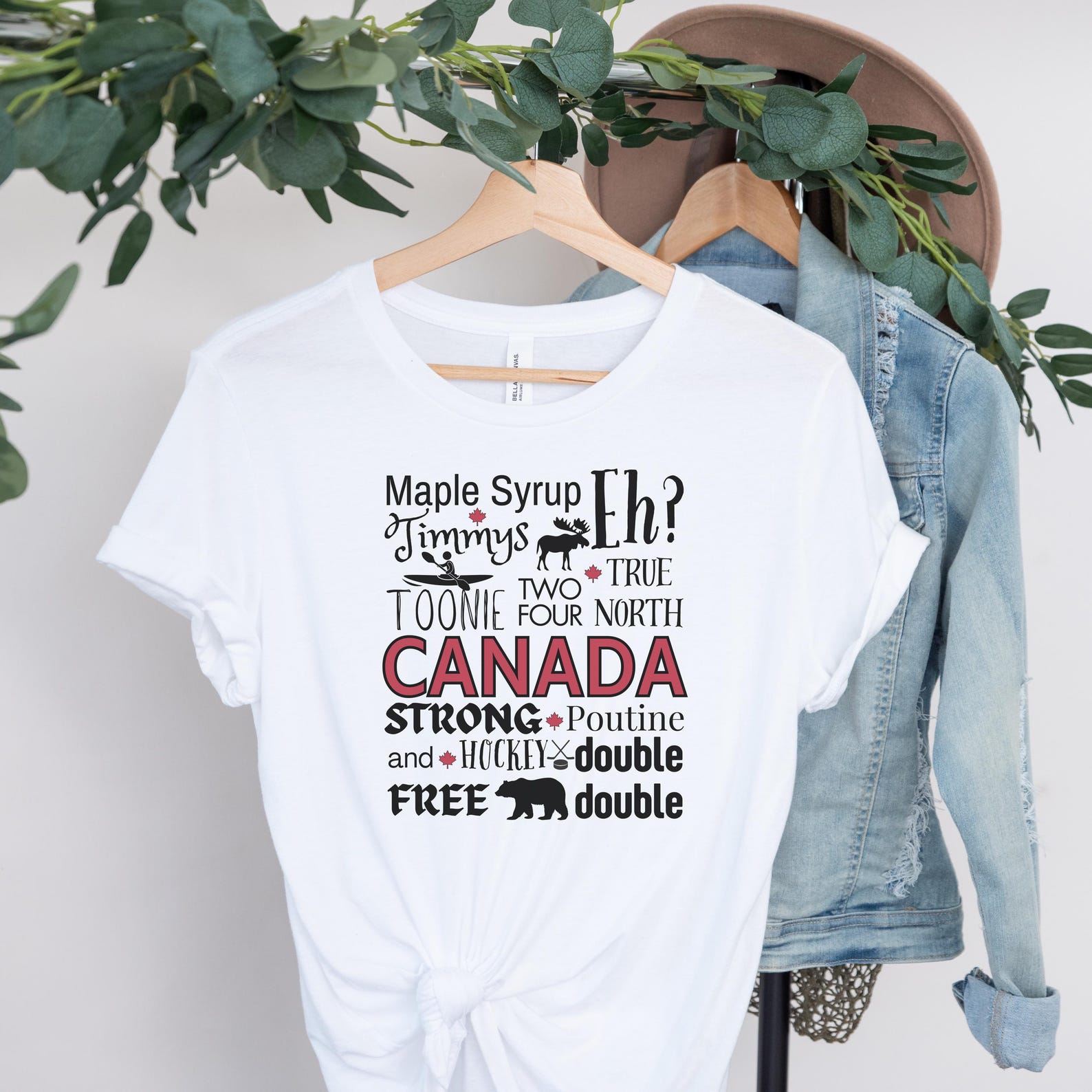 True North Strong Tee, Canada Day Shirt, Maple Leaf T-Shirt, Proud Canadian Shirt, Celebrate Canada Tee, Authentic Canadian T-Shirt S