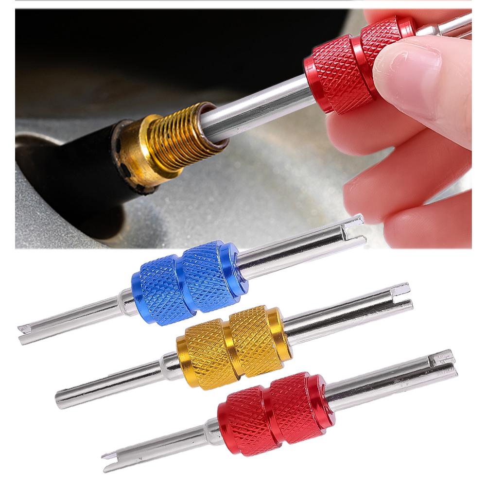 Universal Tire Valve Core Stems Remover Screwdriver Auto Truck Bicycle Wheel Repair Tool Dual Use Tire Remover Car Accessories