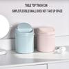 Desk Waste Bin with Lids Desktop Office Organizer Storage Home Garbage Basket Container Table Trash Bin Small Trash Can