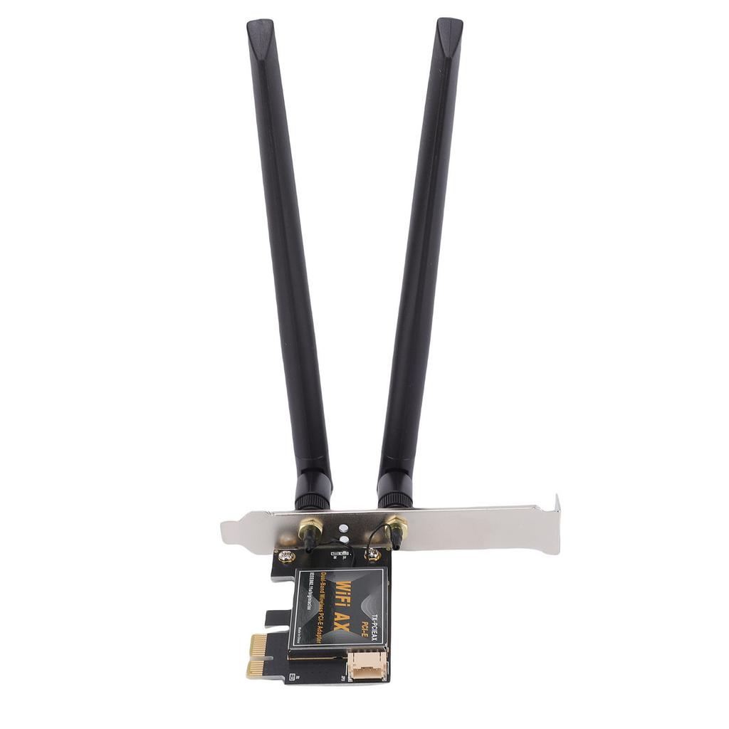 WiFi 6 PCIe Card Desktop Wireless Network Adapter Support for Windows 10 11 OFDMA MU MIMO 2.4G 5G Dual Band 8dBi