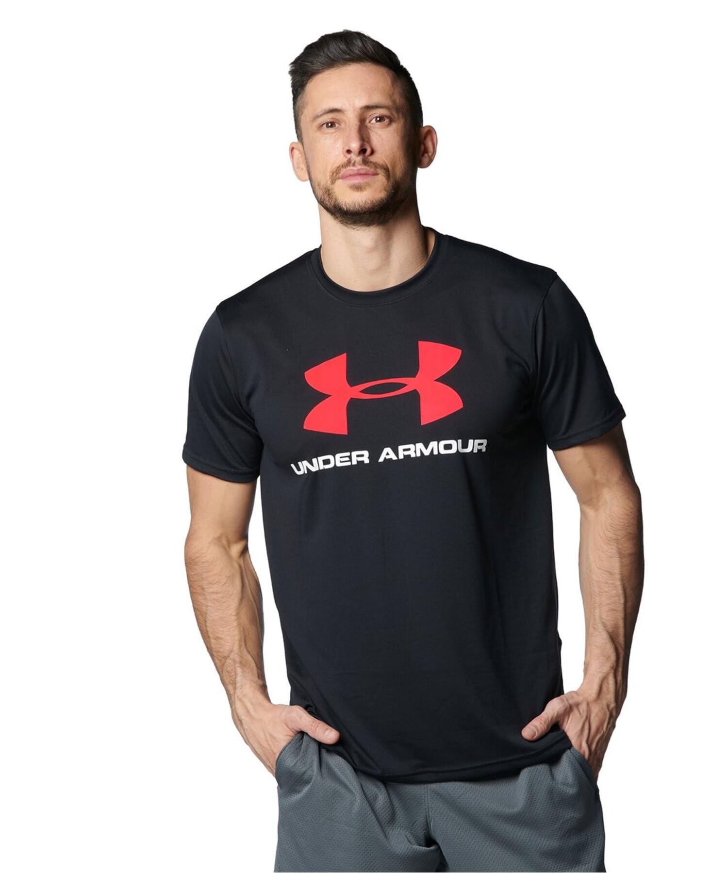 

Under Armour UA Tech Big Logo SS 001 Japan LG to Japanese size Men s (equivalent L) чёрный