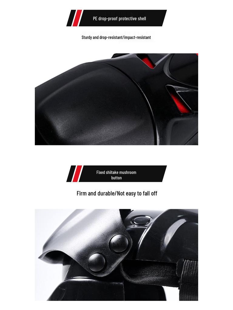 Speedlight Motorcycle Armor Set: Trail Rally Jacket & Knee Pads