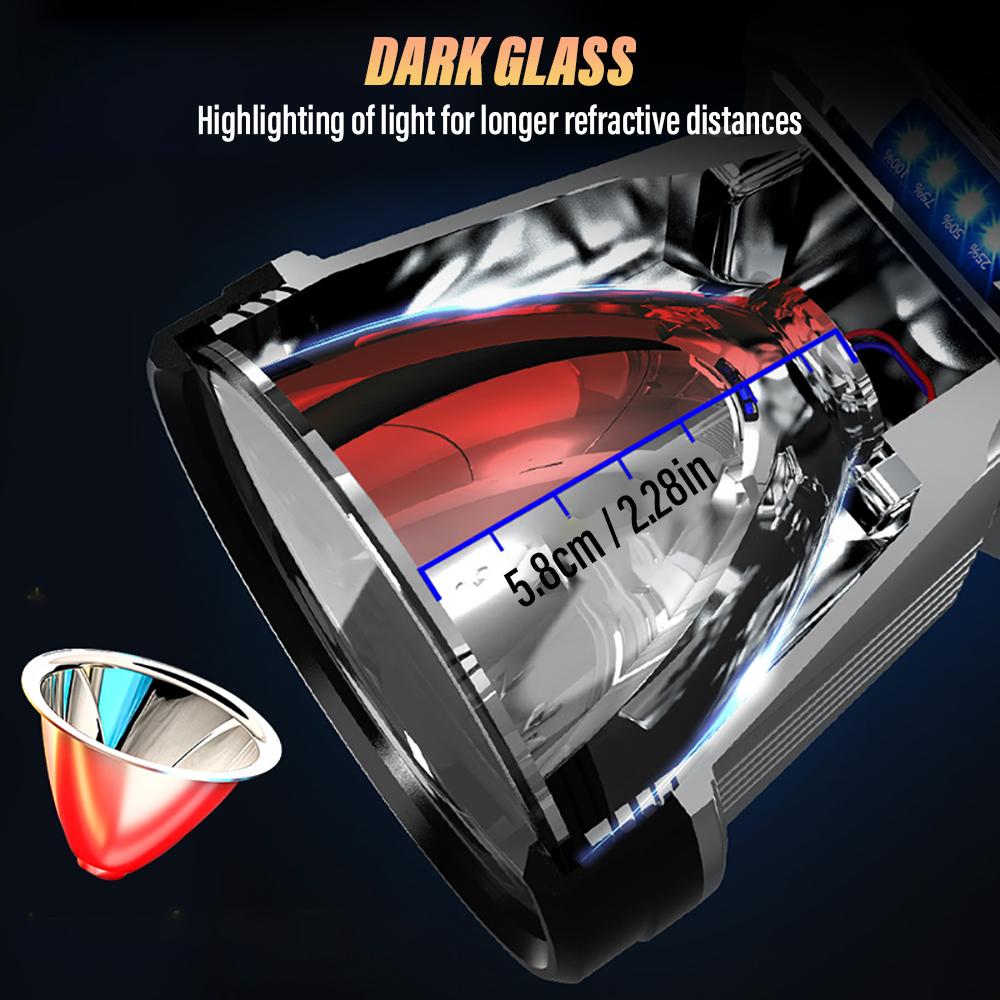 Super bright LED fishing headlamp, Rechargeable headlamp,Long lasting, With intelligen,Suitable for adventure,Outdoor, Hiking