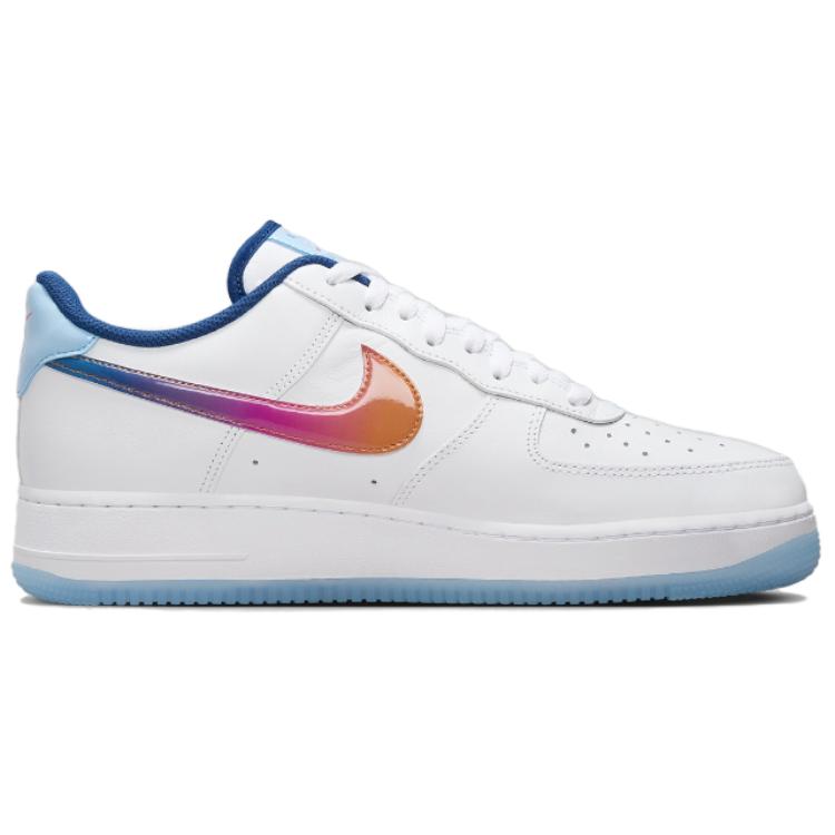Nike Air Force 1 Low NY vs. NY 2024 Męskie Sneakersy Białe Court-Blue Hyper-Pink HF4833-100
