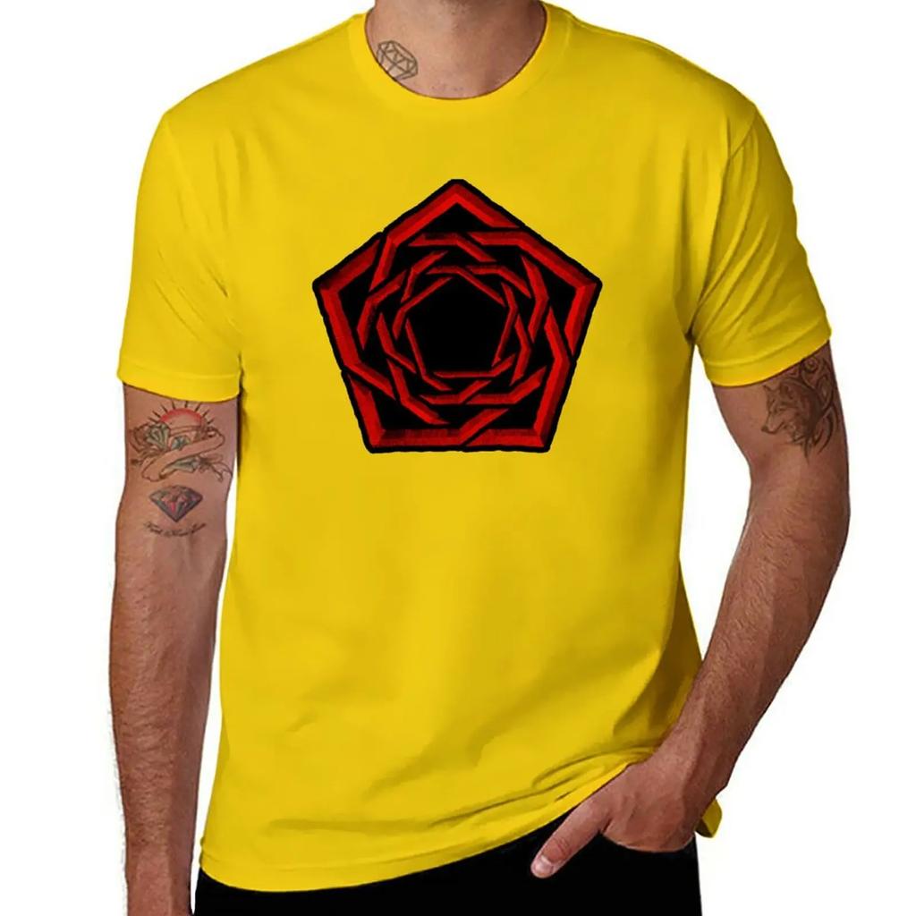dark red rose hexa T-Shirt cute tops cute clothes fitted t shirts for men