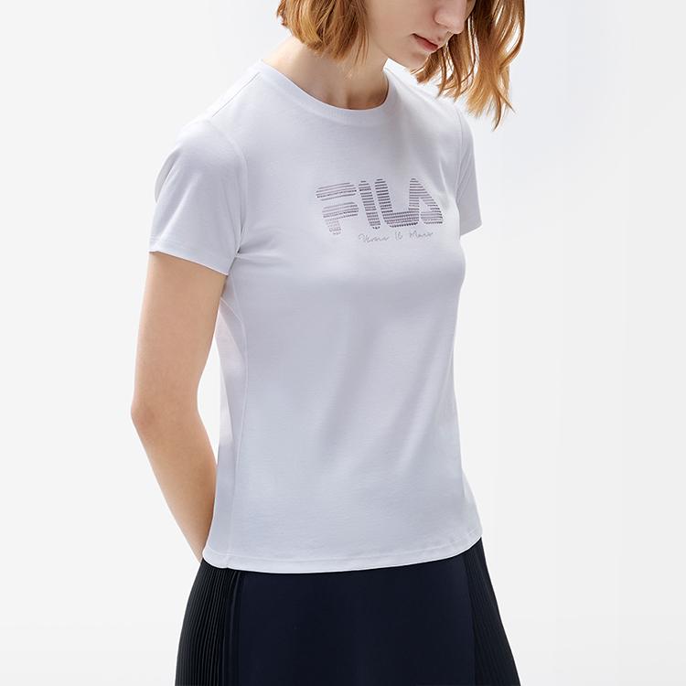 New FILA T Shirt Women's Standard White F11W227107FWT