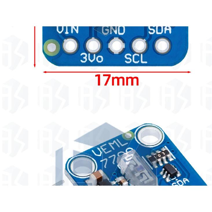 1~10PCS VEML7700 Ambient Light Sensor Module 120k Lux Light measuring Sensor Board I2C IIC Interface for Arduino Raspberry Pi