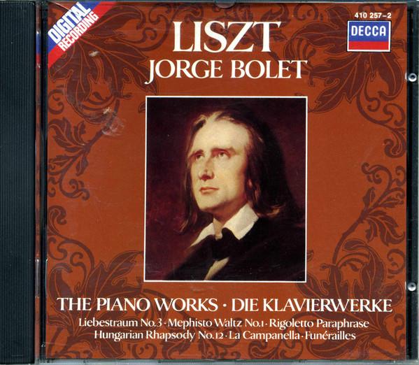 

CD LISZT BOLET LisztPiano Works Vol.1 4102572 Decca 1984 Germany Classical Used