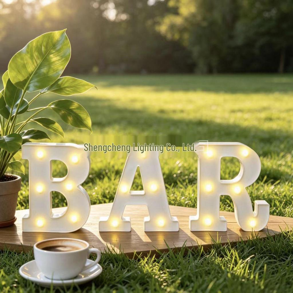 16CM Luminous Letter Light Sign for Party & Festival Decoration
