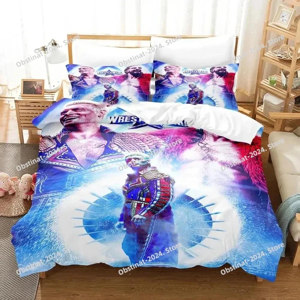 Cody Rhodes American Nightmare Bedding Set Printed Bed Set With Pillowcase Duvet Cover Soft Single Double Queen Super King Size