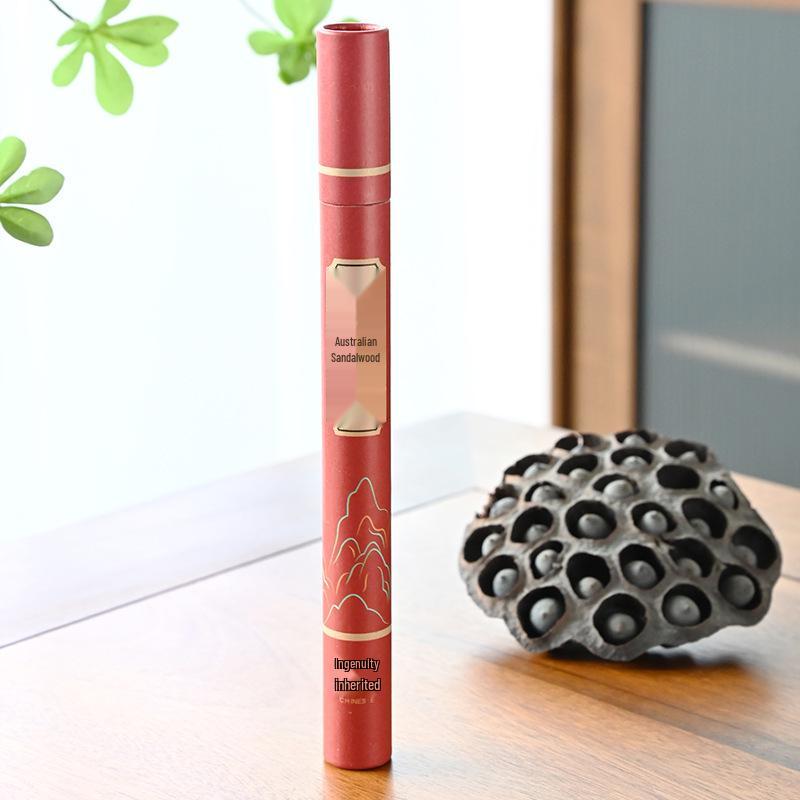 Natural Home Incense Sticks: Fresh Deodorizing Mugwort, Australian Sandalwood, Singapore Agarwood.