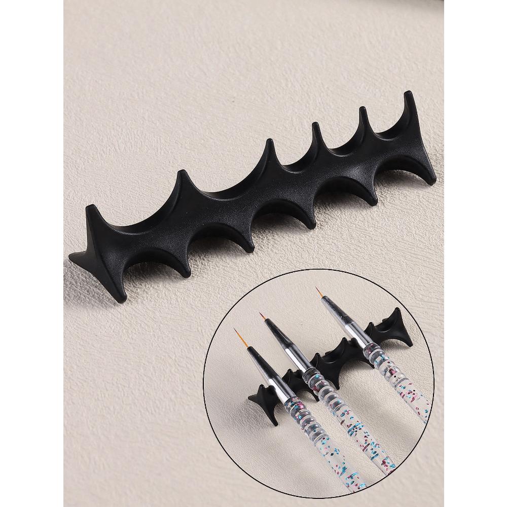 Stojak na pędzle do zdobienia paznokci Stylowy design Uchwyt na pisaki do malowania paznokci Display Narzędzia do salonu manicure, Nadaje się do przechowywania uchwytów na pisaki