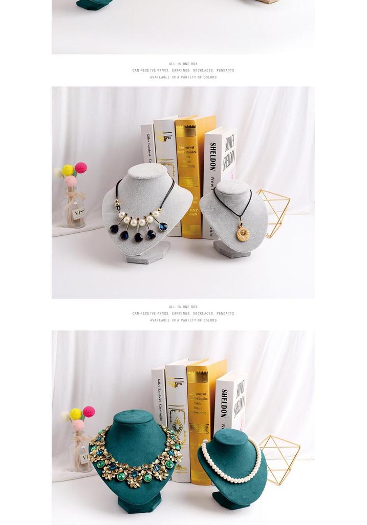 Heart Necklace Jewelry Display Stand for Pendant Exhibits
