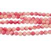 Peach Jade Chalcedony Loose Beads for DIY Bracelet Jewelry