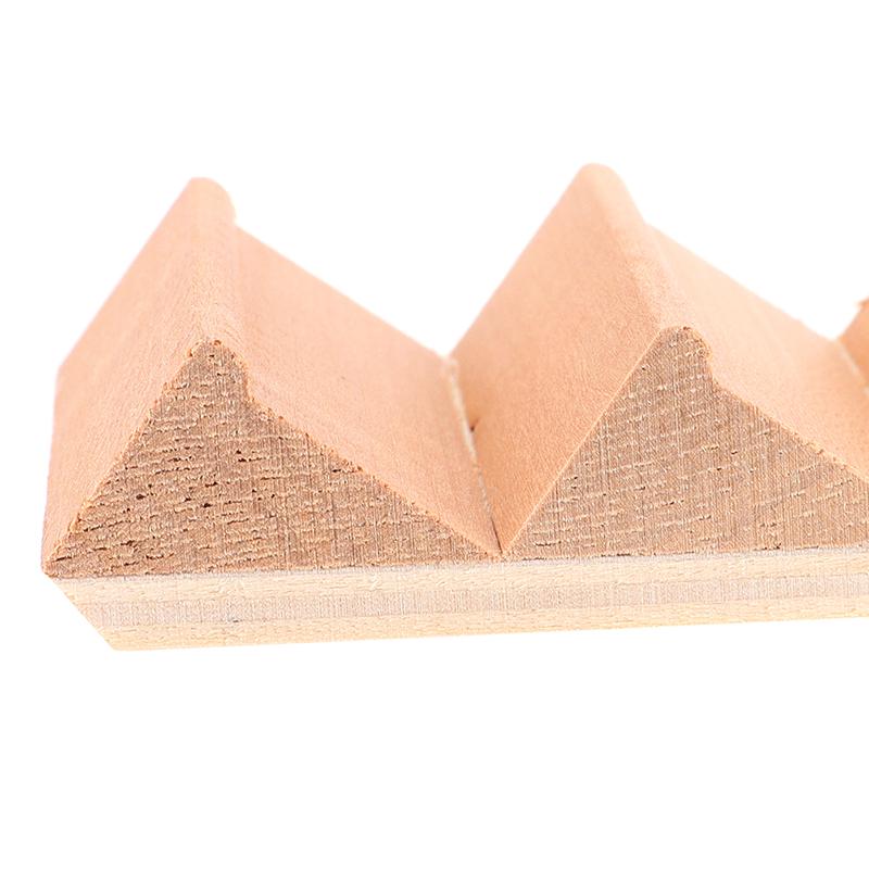 1/12 Domeček pro panenky Miniaturní Dřevěné 11-Schodové Schodiště Bez Zábradlí DIY Příslušenství