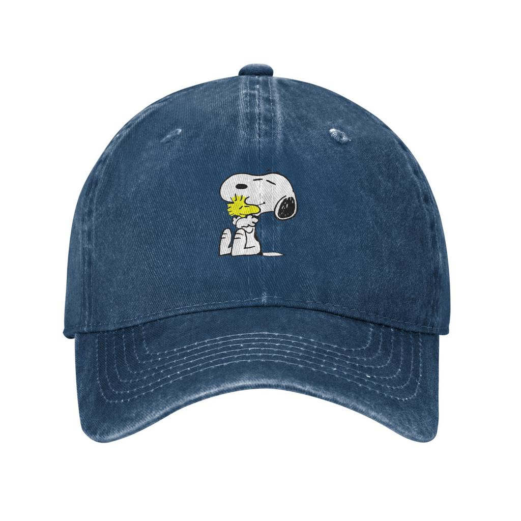 Cartoon Hund umarmt seinen Freund Gewaschene Baseballkappe y2k Cool Sonne Trucker-Kappe Sommer Paar Damen Outdoor Sport Baseballkappen