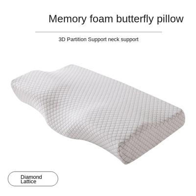Memory-Schaum-Bettwäsche, Kissenform, ergonomisches Nackenkissen, bequem zum Schlafen, Nackenschutz, Schmetterlings-Memory-Schaum-Kissen