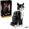 LEGO Ideas Tuxedo Cat 1710 Pieces Building Toy for Cat Lovers and Home Decor