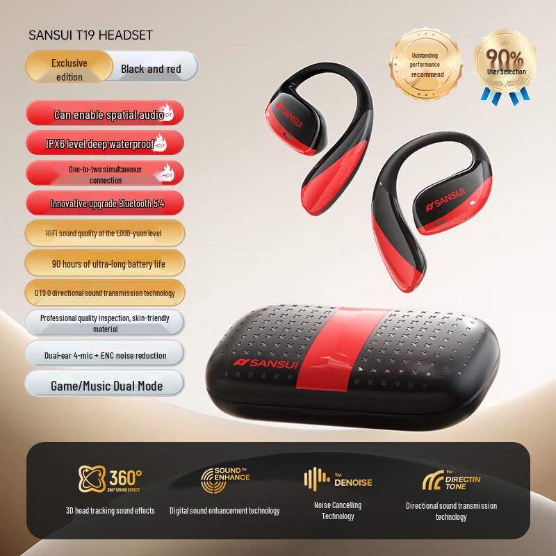 

SANSUI T19 Bone Conduction Sports Earphones
