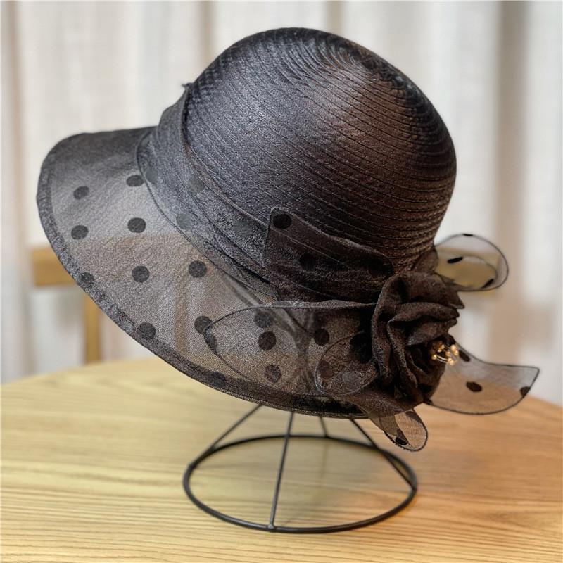 Chic Ladies' Basin Hat In Blue Khaki Black Pink Wine Red Grey Ivory Made With Quality Viscose Fiber