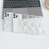 Magnetic Transparent Phone Case for Magsafe for iPhone 17 16 15 14 Plus 13 12 11 Pro Max 17E 16E Air Wireless Charge Back Cover