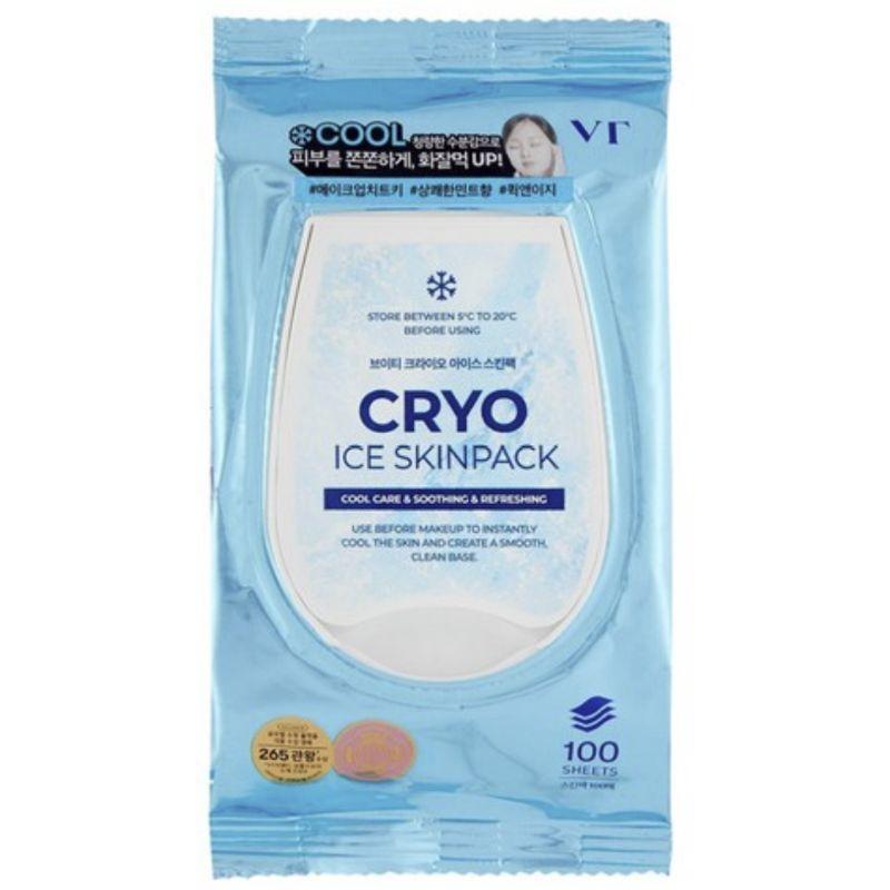 VT Cosmetics Daily Skin Pack 210g (100 Pads) – Moisturizing Facial Pad Sheet (4 Types Available) 01.Cryo Ice Skin Pack 1pcs