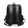 Large-Capacity PU Leather Backpack for Business, School, and Travel