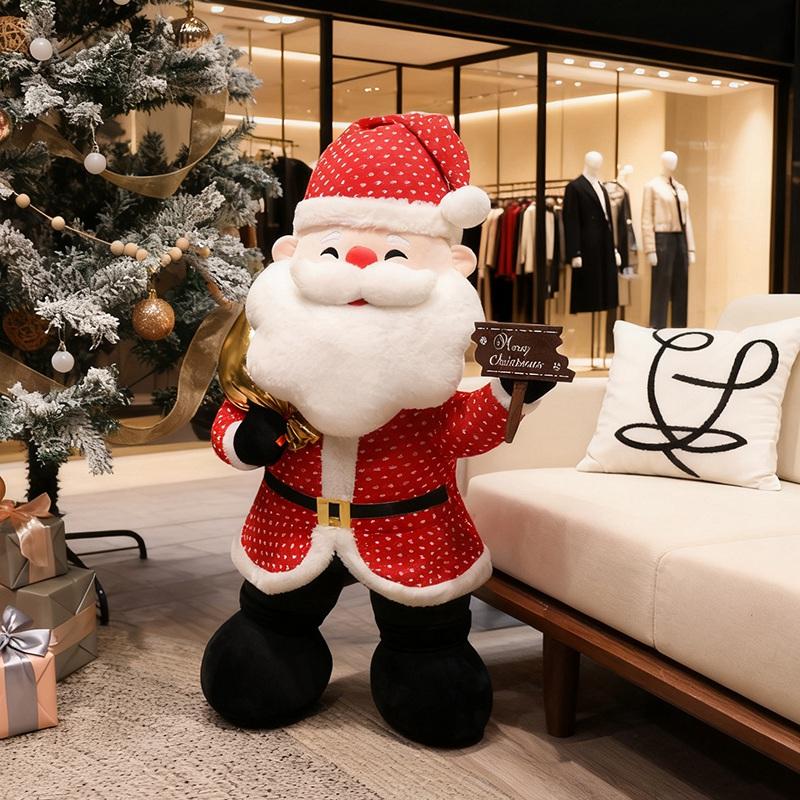Super Cute Lifelike Standing Santa Claus