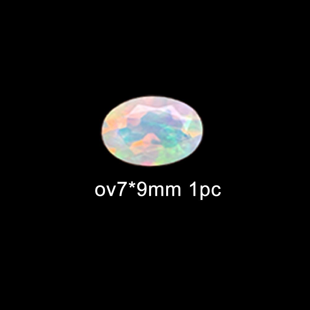 Natural Ethiopia Opal Oval Cut Loose Gemstones for DIY Silver and Gold Jewelry Making