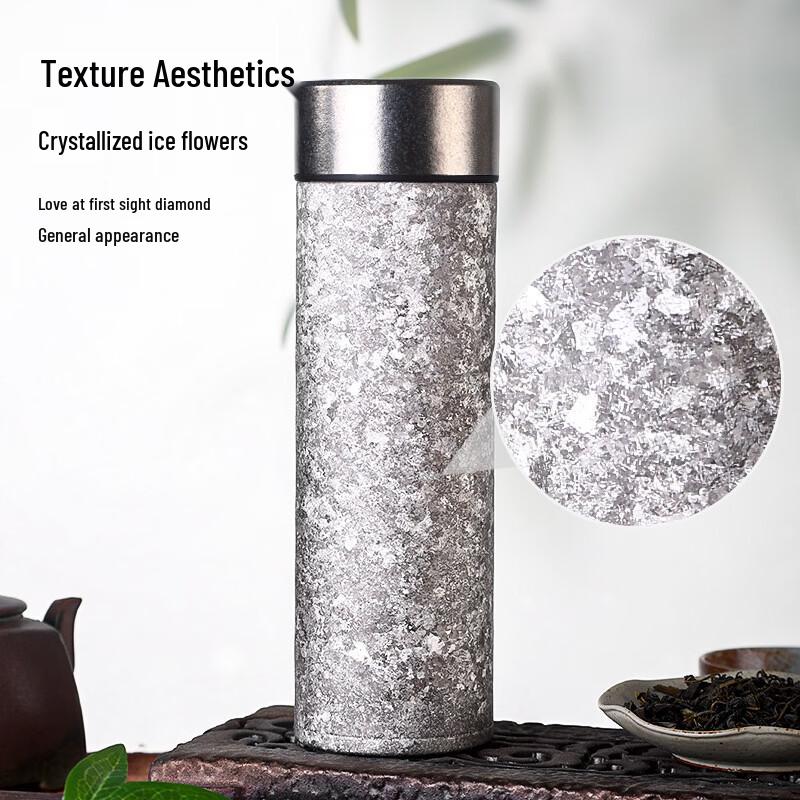 Handun Titanium Double-Wall Thermos Tea Cup