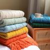 Nordic Striped Blanket for Beds Knitted Sofa Blankets Air Conditioning Room Tassel Throw Blankets On the Bed Sofa Chunky Throw